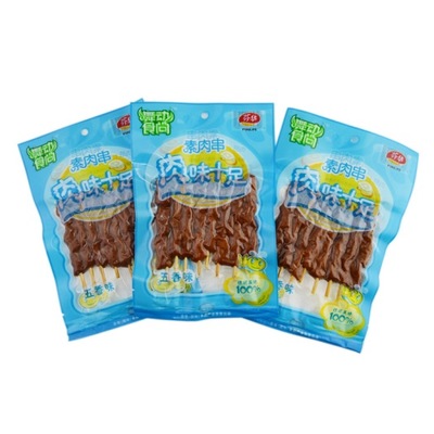 【重慶小吃】芬華舞動(dòng)食尚素肉串 70g五香味_豆類食品批發(fā)