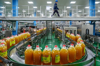 重慶一食用油脂企業(yè)的精煉數(shù)字化車間。市農(nóng)業(yè)農(nóng)村委供圖。